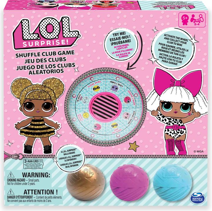Image du produit Spin Master CARDINAL GAMES jeu LOL Surprise Shuffle Club Game, 6053187