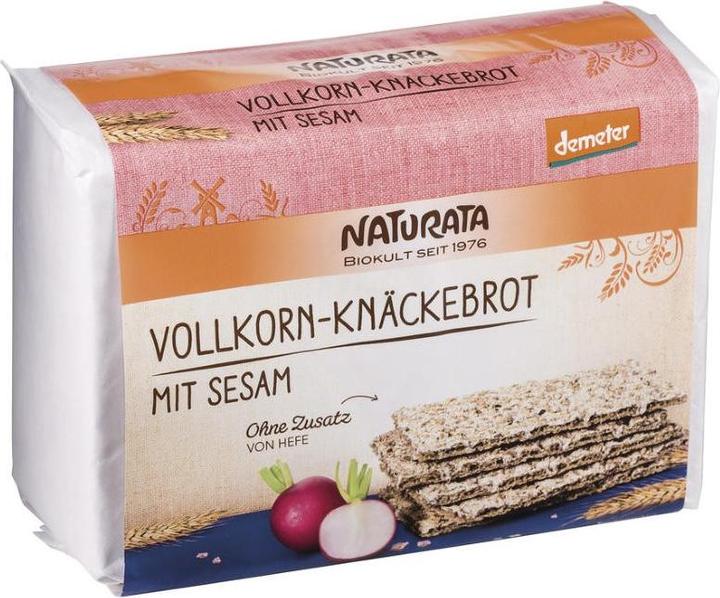 Image du produit Naturata Pain croustillant complet de seigle au sésame bio (250 g)