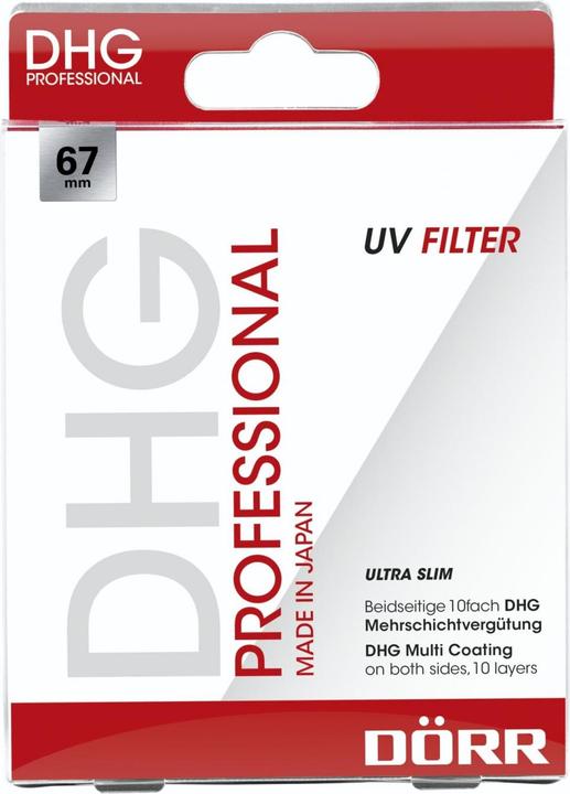 Actual product image Dörr UV Filter DHG 67mm (67 mm, UV filter, 67 mm)