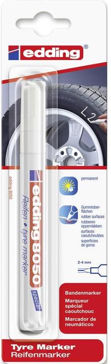 Image du produit Edding Marqueur de pneu 8050 (Bleu, Rouge, Blanc, 4 mm, 1 x)