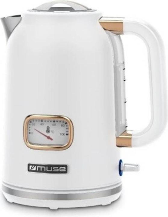 Produktbild Muse MS030 W Edelstahl Wasserkocher weiss (1.70 l)