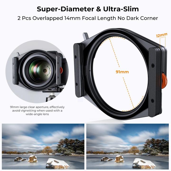 Produktbild K&F Concept Concept Filterkit Square X-Pro: Houder CPL ND1000