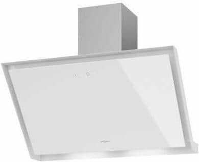 Oranier Lara 90 W blanc verre Hotte murale, largeur 90 cm (Hotte murale)