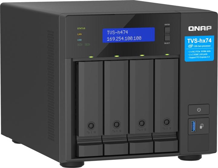 Produktbild QNAP TVS-H474-PT-8G (0 TB)
