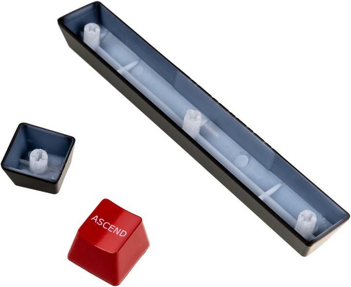 Actual product image Glorious PC Gaming Race ABS Keycaps - 105 pcs, black, ISO, NO layout