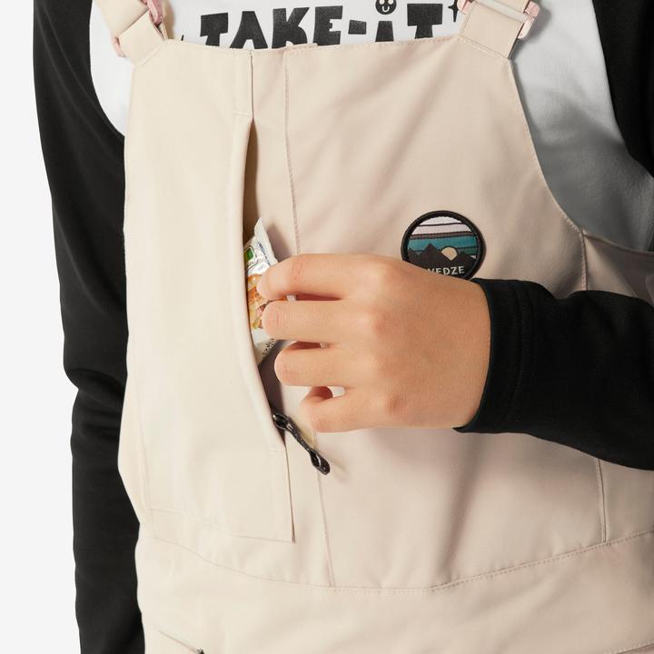 Image du produit Wedze Salopette de snowboard enfants piste - 500 blanc (116)