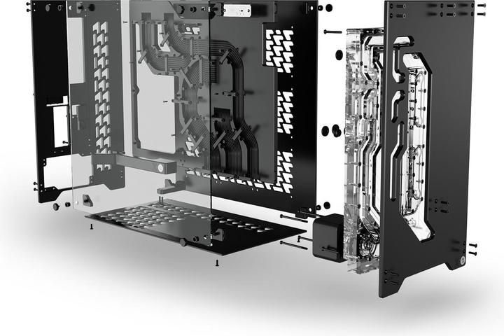 Image du produit EKWB EK-Quantum Torsion A60 - Black Limited Edition (noir, verre trempé) (ATX)