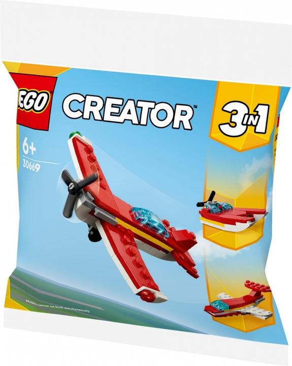 Immagine prodotto LEGO Leggendario aereo rosso (30669, LEGO Creator 3-in-1)