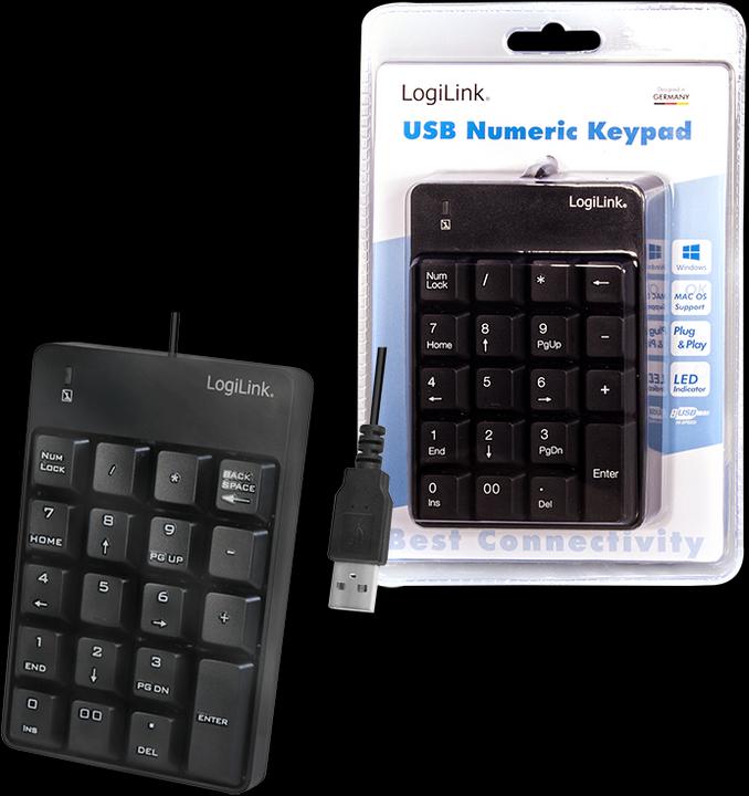 Actual product image LogiLink ID0184 (Numeric keypad, Cable)
