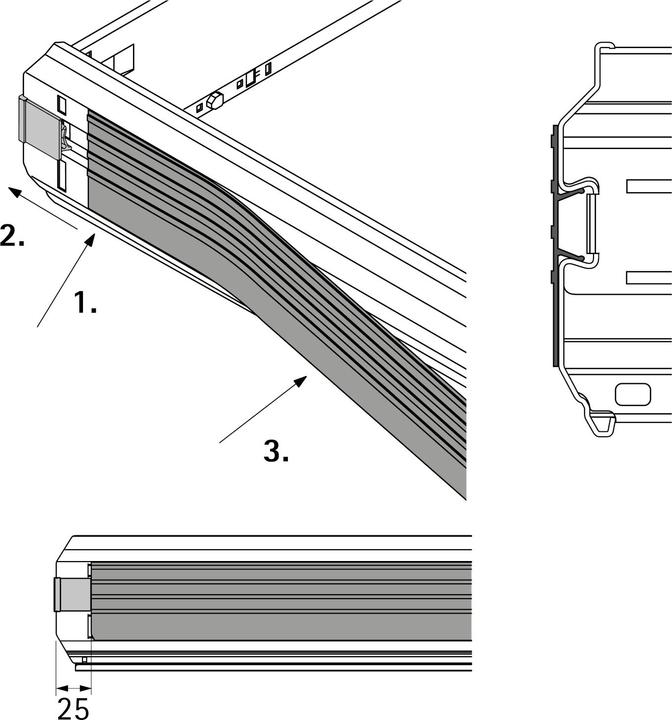 Image du produit Hettich profils de recouvrement (1 pcs)