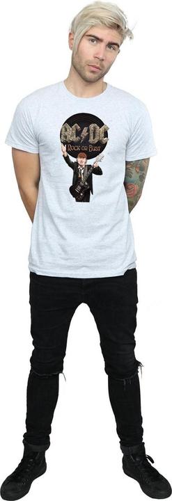 Actual product image AC/DC Mens Rock Or Bust Angus Young Cotton T-Shirt (M)