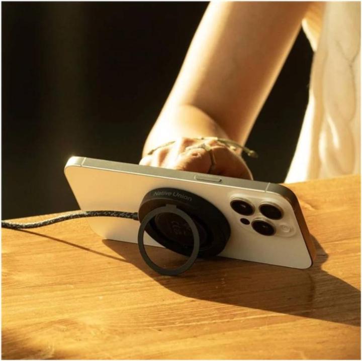 Actual product image Native Union Snapstand Qi2 Wireless Charger Standstone (15 W)