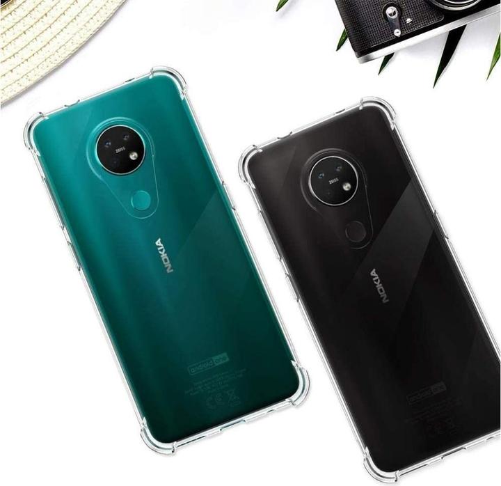 Productafbeelding Screenguard Nokia 7.2 Kristal Zachte Airbag Bumper (Nokia 7.2)