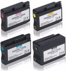 Produktbild Inkadoo kompatible Druckerpatrone Multipack als Ersatz für HP HP 932XL / 933XL passend für 6100 (BK)