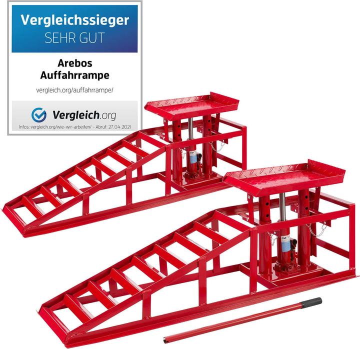 Image du produit Arebos Rampe pour voitures