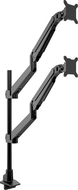 Multibrackets Monitor holder dual 34", metal, black (Table, 32")