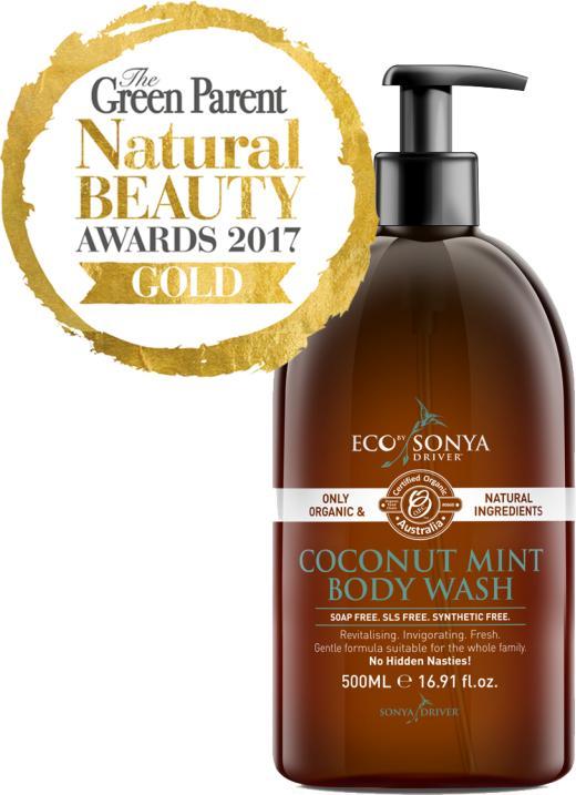 Immagine prodotto Eco by Sonya Lavaggio per il corpo alla menta di cocco (500 ml)