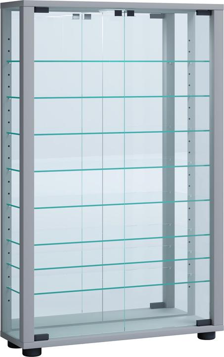 Produktbild VCM Sammel Wandvitrine Holz Glas Vitrosa Mini Spiegel (90 x 59 x 18 cm)