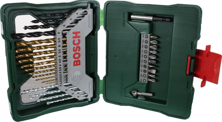 Produktbild Bosch Zubehör X-Line-Titanium Bohrer- und Schrauber-Set, 30-teilig (5.5 mm, 6 mm, 6.5 mm, 7 mm, 8 mm, 2.5 mm, 3 mm, 3.5 mm, 4 mm, 4.5 mm, 5 mm, 1.5 mm, 2 mm)