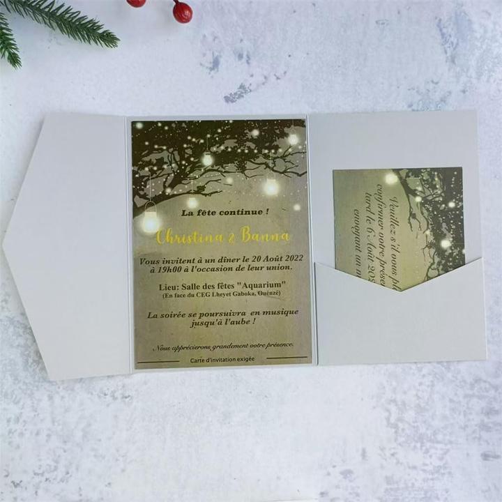 Produktbild MillaSaw Hochzeitseinladungen (25 Stück) (13 x 18 cm, 25 x)