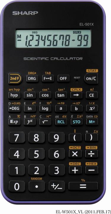 Image du produit Sharp El-501x-Vl (Piles)