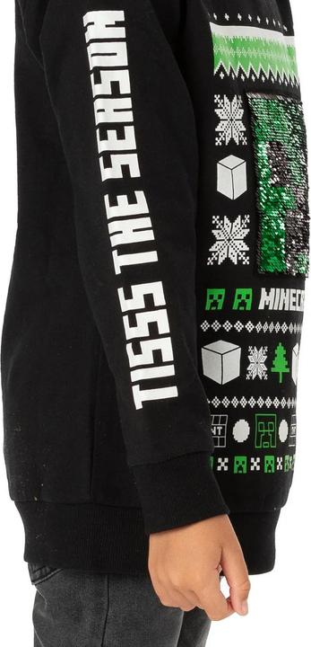 Image du produit Minecraft Pull de Noël enfants/enfants Creeper à paillettes (122)
