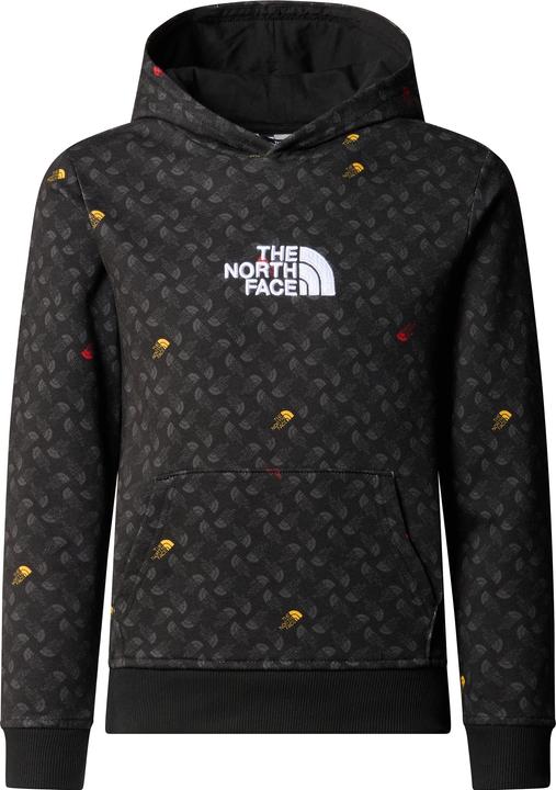 Actual product image North Face Boy's Drew Pealight P/O Hoodie Print (XS)
