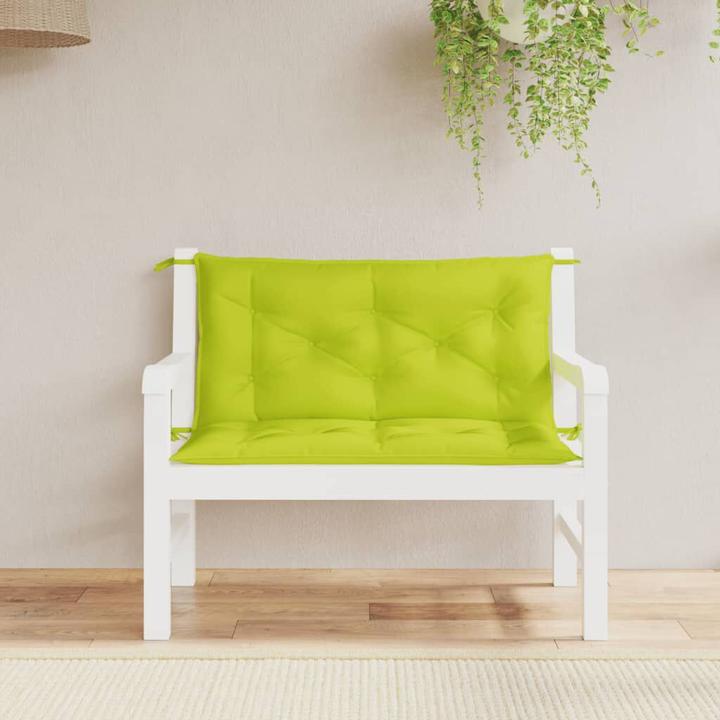 Actual product image VidaXL Garden bench cushions 2 pcs. O x ford fabric (100 x 50 x 7 cm)