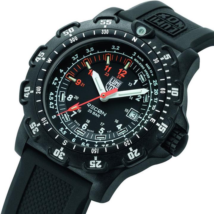 Actual product image Luminox Recon Point Man 8820 Series (Analogue wristwatch, 45 mm)