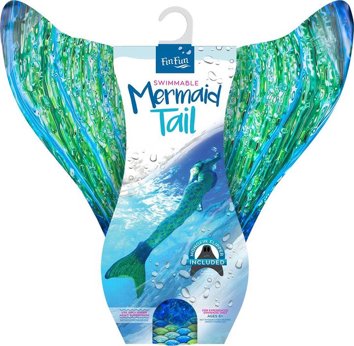 Actual product image Fin Fun Aussie Green, Adult M (44-46) (44 - 46)