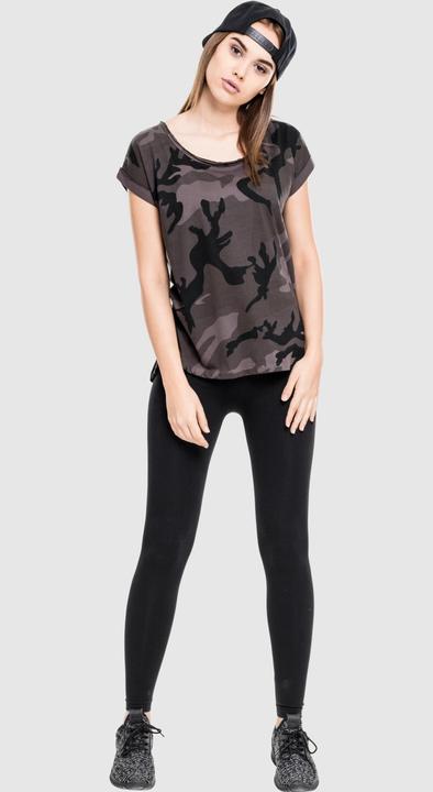 Actual product image Urban Classics Ladies Camo Back Shaped Tee (5XL)