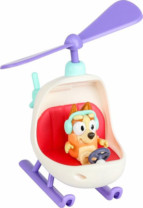 Actual product image Moose Bluey helicopter with bingo