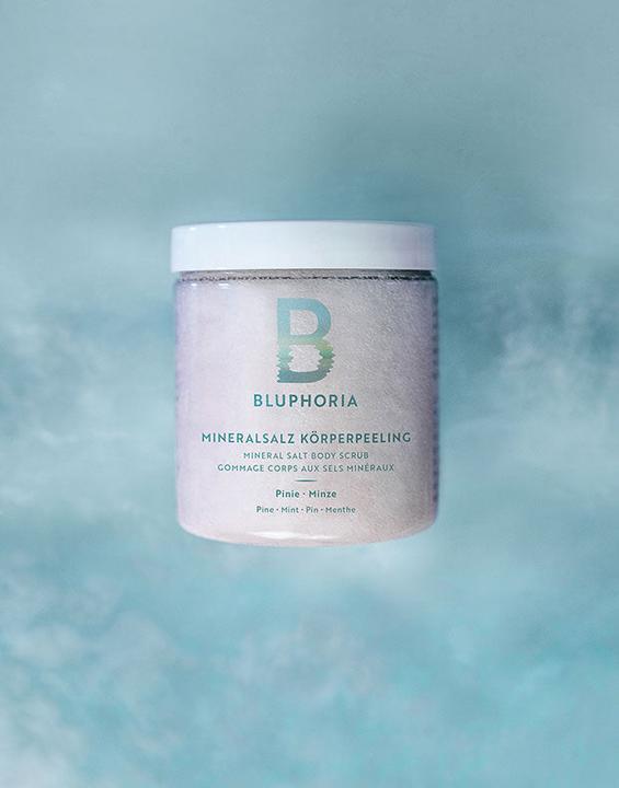 Image du produit Bluphoria Gommage corporel aux sels minéraux de pin et de menthe (200 ml)