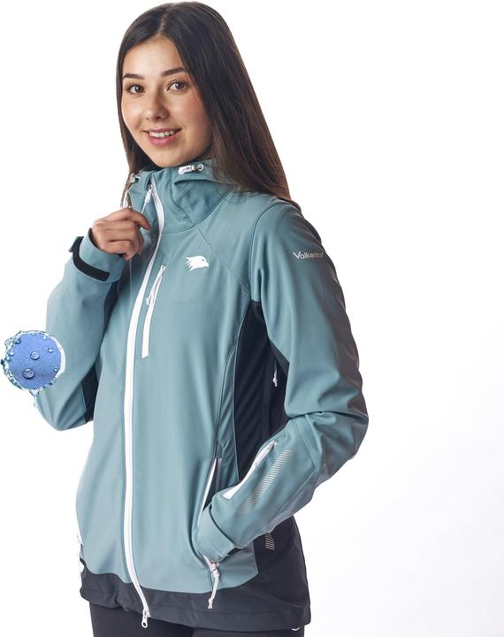 Immagine prodotto Valkental Giacca softshell funzionale e riflettente per attività all'aperto - donna (XL)