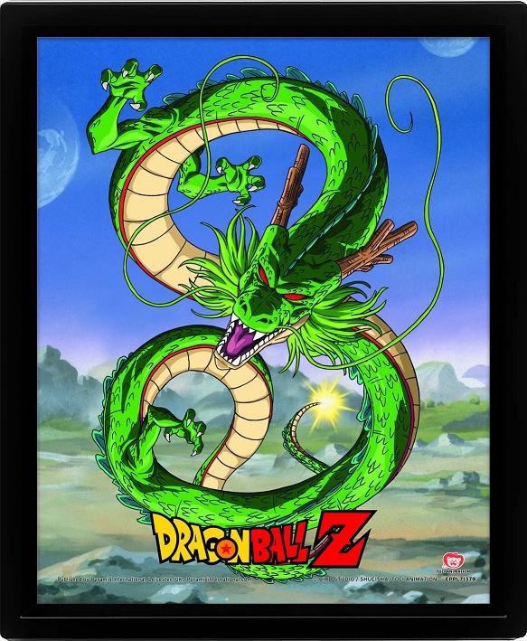 Produktbild Pyramid Framed 3D Cornice Dragon Ball Z Shenron Unleashed 26x20cm (26 x 20 cm)