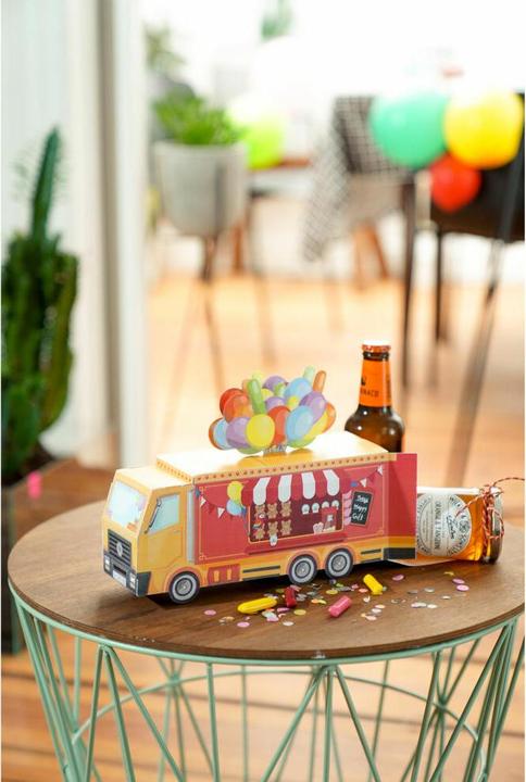 Image du produit Donkey Products Camion-cadeau du cirque Boîte-cadeau pliable (Coffret cadeau, 1 x)