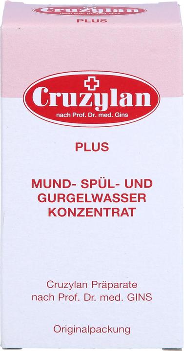 Image du produit Cruzylan Plus Bain de bouche et gargarisme concentré, solution de 50 ml (50 ml, Bains de bouche)