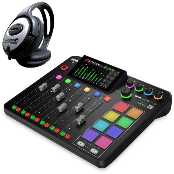 Actual product image RØDE Rodecaster Pro II podcast station with headphones (Studio- and Livemixer)