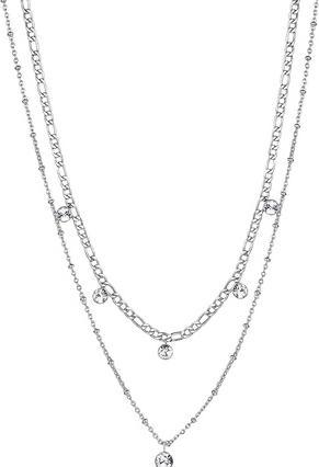 Brosway Steel double necklace with Symphonia BYM81 crystals