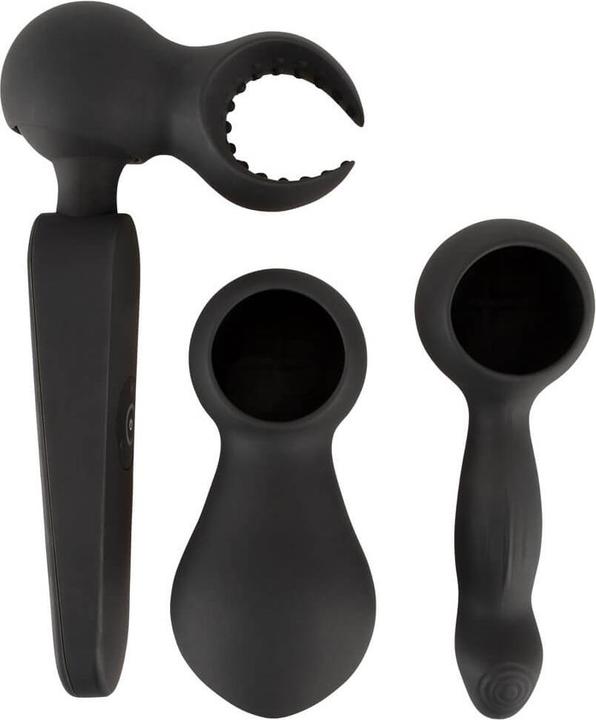 Productafbeelding Couples Choice wand vibrator met 3 opzetstukken