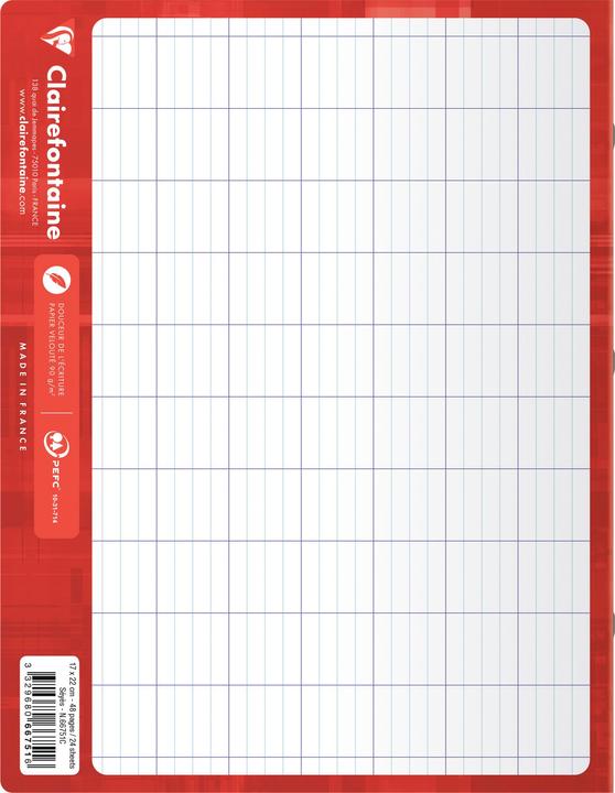 Productafbeelding Clairefontaine Cahier Magique (17 x 22 cm, Gecontroleerd, Hardcover)