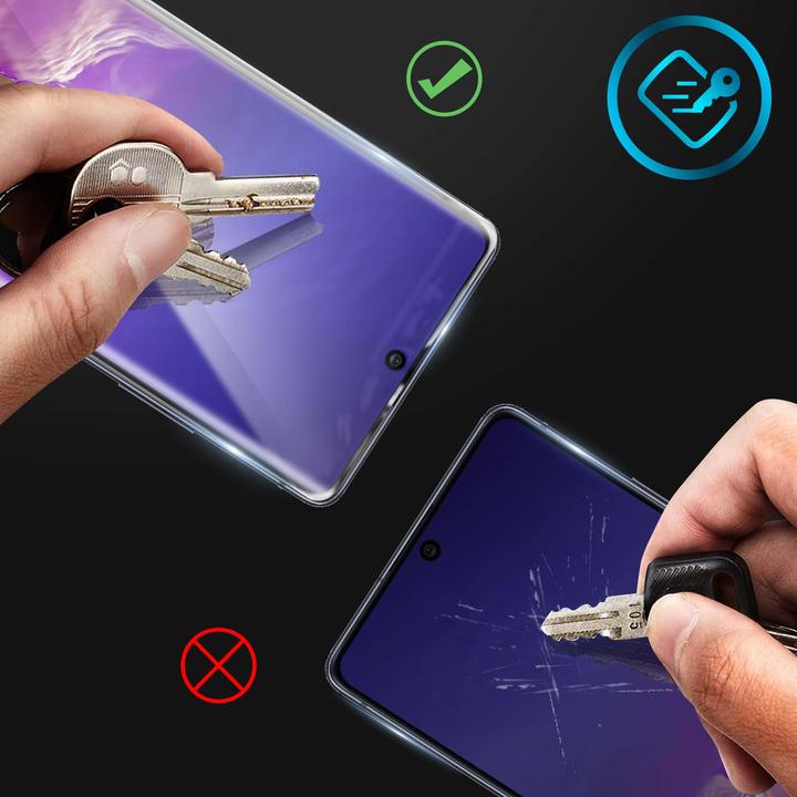 Produktbild Avizar Displayschutzfolie, Case friendly Schutz (1 Stück, Samsung Galaxy S10 Lite)