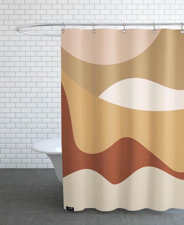 Produktbild Juniqe Golden Waves - Abstrakt & Geometrisch (150 x 200 cm)