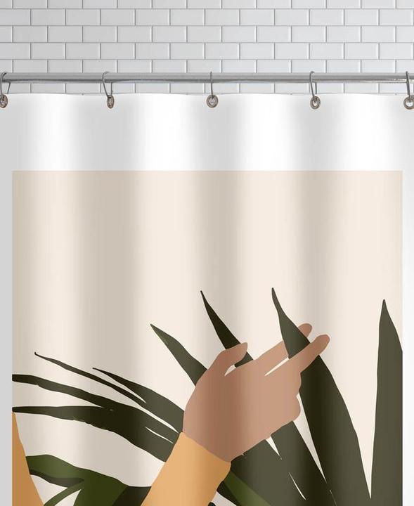 Actual product image Juniqe Tactility - Leaves & Plants (150 x 200 cm)