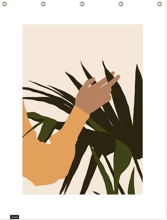 Actual product image Juniqe Tactility - Leaves & Plants (150 x 200 cm)