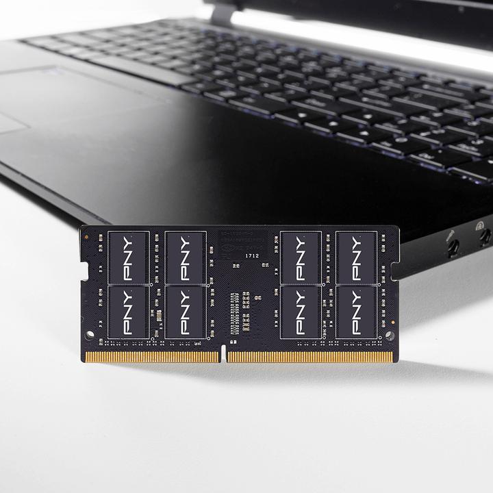 Produktbild PNY PERFORMANCE DDR4 3200MHZ 8GB (1 x 8GB, 3200 MHz, DDR4-RAM, SO-DIMM)