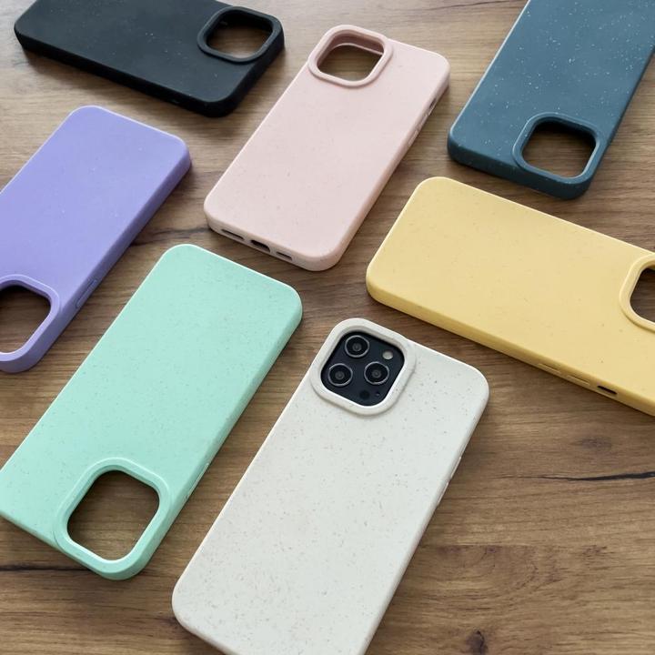 Actual product image Hurtel Eco Case Case for iPhone 11 Pro Silicone Cover Phone Cover Yellow (Apple iPhone 11 Pro)