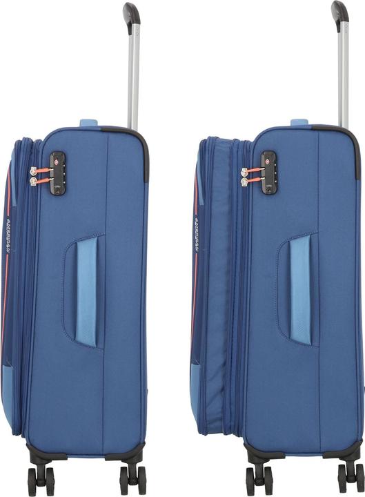 Actual product image American Tourister Case & Trolley Pulsonic Spinner 68 EXP (64 l, M (50 - 90l))