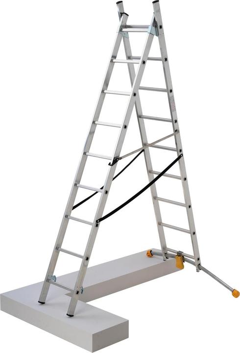 Immagine prodotto Hailo Scala combinata HobbyLOT 2 x 9 pioli (Scala doppia, 1000 cm)