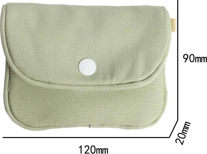 Produktbild Only-Bags.Store Portable Münze Brieftasche neue solide Farbe Mini Bargeld Brieftas